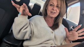 Little Linda Gets Ready for Car Date Wearing Crotchless Pantyhose