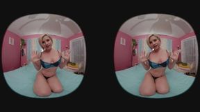 VR 180 3D Watching the Nympho MILF Pleasure Herself