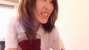 Foxy asian teen wants her bastard to sniff her pussy