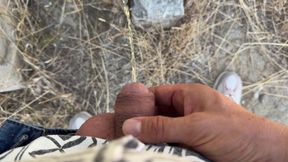 Holiday Piss Outdoors - Afternoon &amp; Evening in the Mediterranean with uncut dick