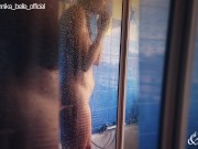 Watch me play in my shower - Voyeur Time with Annika Belle