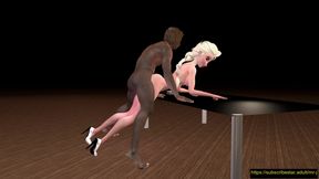 Elsa Wants To Feel A Frozen Doggy Position