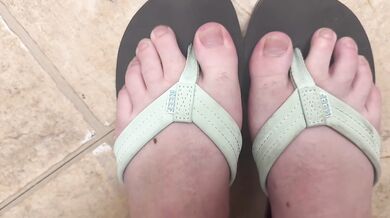 Feet Begging Beneath Warm Oiled Blades