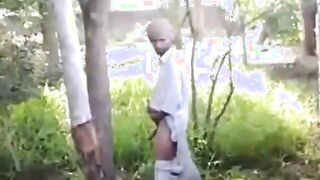 str8 busting India wank in public