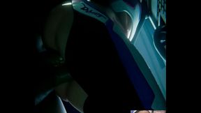Big Thicc Long Hard Cock Junker Queen Tries To Nerf D.VA&rsquo_s Tight Bald Pussy