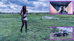 Vika's party is very dirty stuck in the mud_4K_full video 23 min