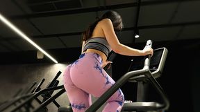 Pick Up Fit Slut at Gym &mdash;  Home Sperm Session on Big Pole 4K