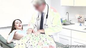 ”Michelle Anthony is concerned about her twat so her doc fingers her to check”