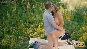 OLD4K Old man finds secluded place to penetrate the tattooed girl