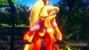 Coco Takes Control with Steamy Oral Rough Anal in Crash Bandicoot Hentai Adventure