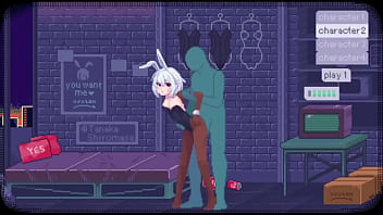 Hentai game. sexy bunny girl having fun fucking.