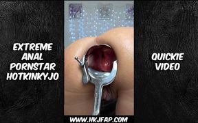 14.october.2025 Video Quickie Gape, Speculum, Anal Speculum, Anal, Hkj, Hotkinkyjo, Boobs, Ass, Asshole, Pornstar