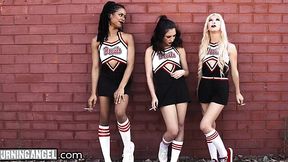 Photographer's Dream Comes True with Devilish Cheerleaders