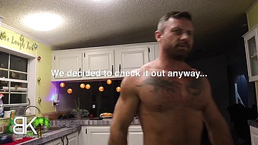 StepMom Takes StepDaughter To Halloween Party And Gets Them Both Fucked - FULL VIDEO