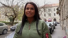 Big Hanging Tits Teen 18+ Chloe Talk To Fuck At Street Casting