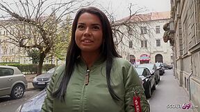 Big Hanging Tits Teen 18+ Chloe Talk To Fuck At Street Casting