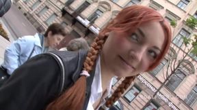 Inviting Shy Russian Redhead Alissa Rough Sodomy