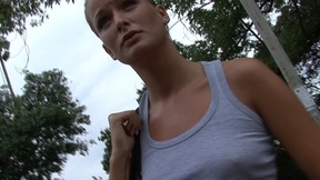 CZECH STREETS - BEAUTIFUL AMATEUR IN PARK