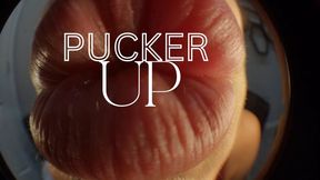 Extreme Close-Up Kiss POV Lina Blackly Mouth Worship
