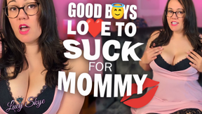 Good Boys Love to Suck for Step-Mommy