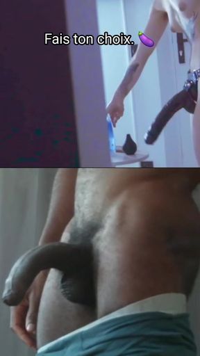 Hard to choose between.. #Femdom #BlackDom #pegging