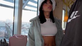 Skinny Latina teen steals and gets punished with rough anal