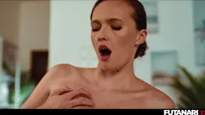 Stacy Cruz Gets Fucked & Creampied By Her Big-Dick Futanari Clone