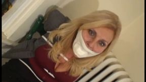 iPhone Format Big Boobed Housewife Tied Gagged Sticky Mircrofoam Tape iPhone Format
