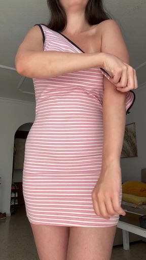 Curvy babe shows off her big tits on OnlyFans