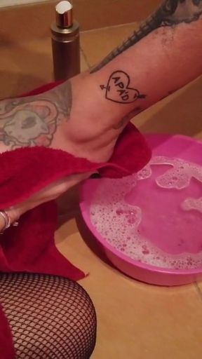 Unforgettable moment from &quot;Foot Washing for Tattooed Women 1&quot;