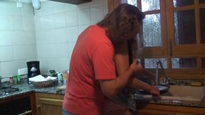 Fabulous milf fucking in her asshole