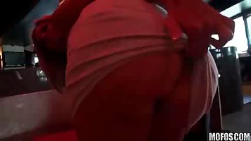 Spicy hot babe is bored of working in the office so she brings over a secret lover
