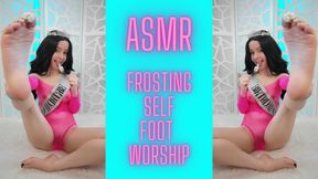ASMR Frosting Self Foot Worship
