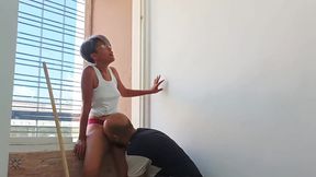 Her husband was in the room... but she had her mouth full of me, and I ended up fucking her even in the ass.