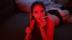 Xxl Dildo Sucked While Smoking