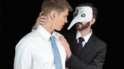 MasonicBoys Sleazy ceremonial suited gay Sage Roux fucked hard