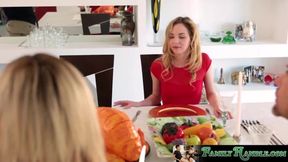 Angel Smalls enjoys a wild Thanksgiving day with her stepbro