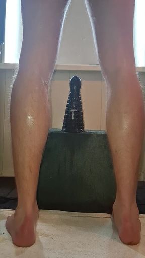 Solo Gay Male - Extreme Anal Destruction Huge Dildo's and Fisting