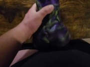 Fucking my New Bad Dragon toy❤️😏😇