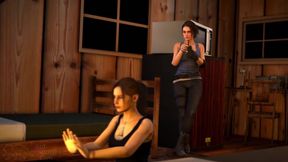 Jill Valentine and insatiable Claire Redfield Refuge