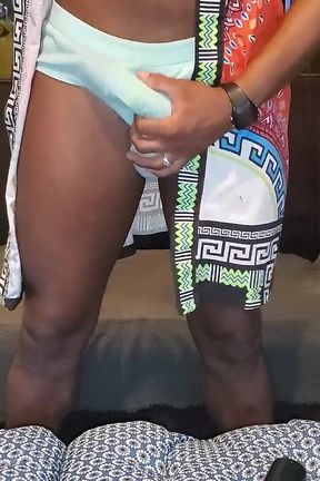 Kennie Jai Jerks off in a Robe and Spreads His Legs and Shoots His Cum!!