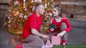 Teen Niki Snow wants warm milk and hot cum from stepdad