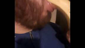 Guy deepthroats a banana pt 4