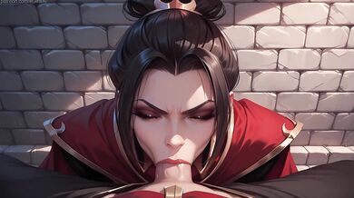 Azula Goes Deep Throat And Creamy Anal Load