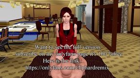 Claire Redfield Slow Grinding Tease &ndash_ No Penetration, Just Intense Dry Humping