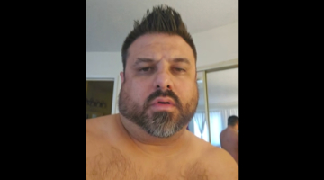 Daddy’s Deep Gaze: Beard, Skin, and a Seductive Grip