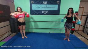 Boxing KO's Peyton vs Lola