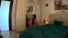 beautiful latina step-mom masturbating afeter ironing