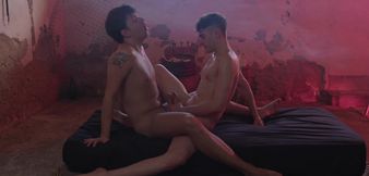Skinny twink buds enjoying amateur handjobs and more