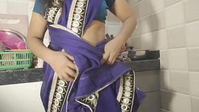 Desi Housewife Sips Chai in Kitchen When Horny Neighbor Shows Up and Bangs Her
